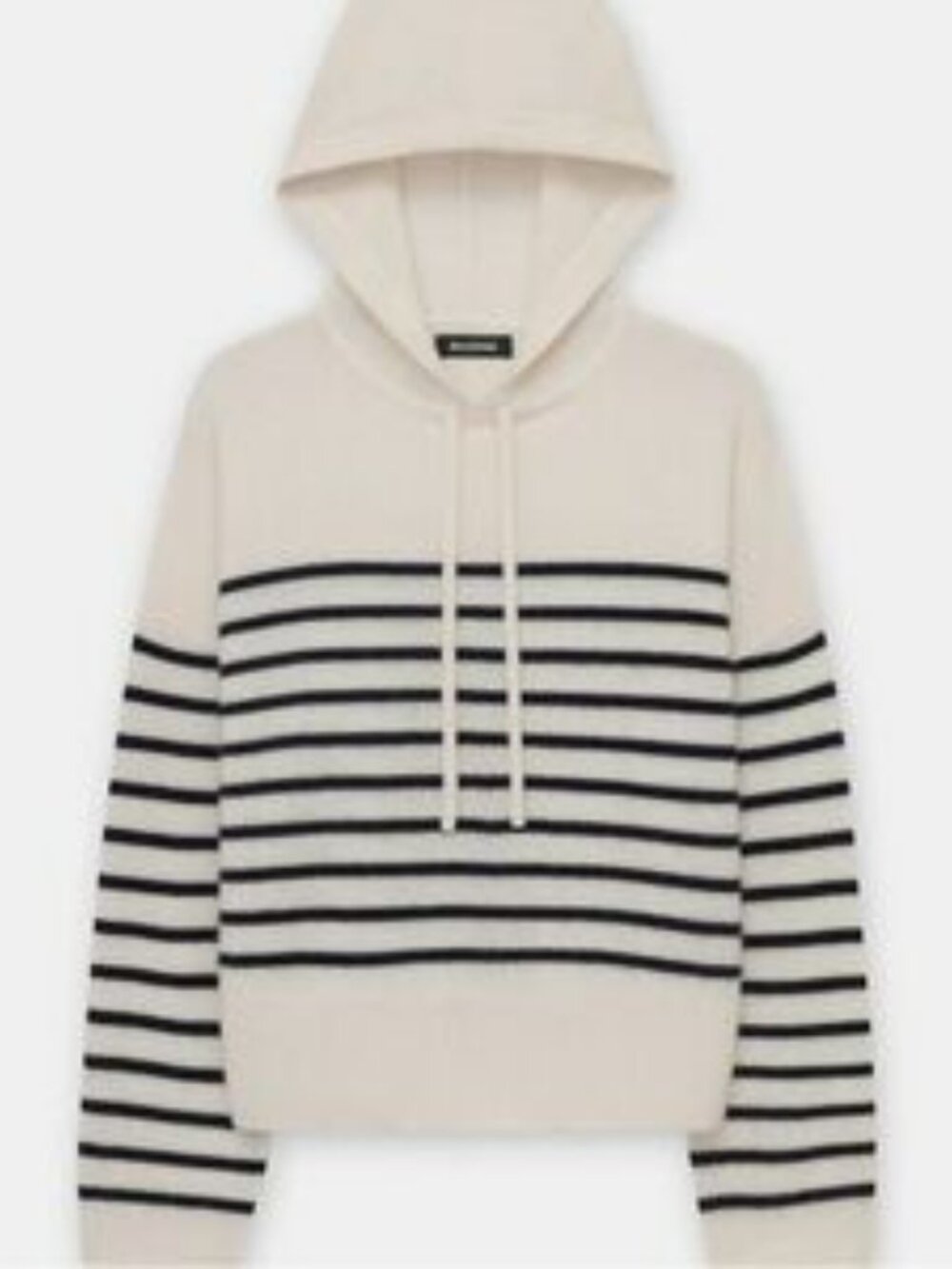NAADAM Striped Cashmere Oversized Hoodie - Picture 2 of 11